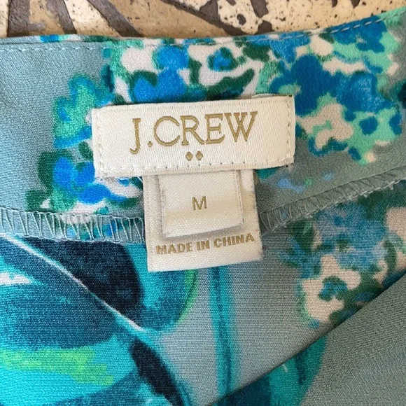 J. Crew blouse lightweight camp top blouse M - Picture 9 of 12